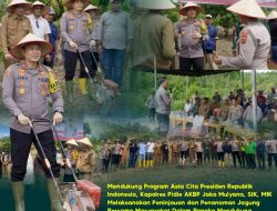 Polres Pidie Dukung Program Asta Cita Presiden dengan Penanaman Jagung