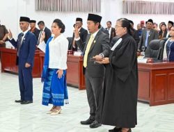 PN Tarutung marta napitupulu MH sah melantik Parulian simamorah menjadi ketua DPRD kab humbahas