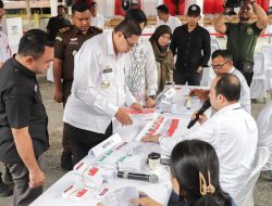 Simulasi Pemungutan Suara Pemilihan Gubernur/Wakil Serta Wali Kota/ Wakil Pematangsiantar Tahun 2024e