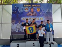 Torehkan Prestasi Gemilang Atlit Karateka Yonif 9 Marinir Di Kejuaraan Nasional karate Piala Panglima Koarmada RI 2024