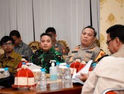 Korem 132/Tdl Perkuat Kerjasama Antar Lembaga untuk Pemilu Aman dan Demokratis di Sulawesi Tengah*