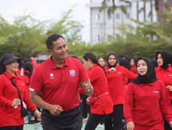 Kuatkan Sinergitas, Kodam XII/Tpr Silaturahmi Dan Olahraga Bersama Awak Media