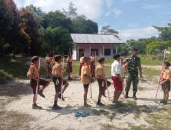 *Satgas Yonzipur 5/ABW Bentuk Karakter Disiplin Langkah, Tegas dalam Barisan