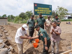 Peletakan Batu Pertama Pembangunan Dapur Umum Gizi Nasional Oleh Kodim Boyolali