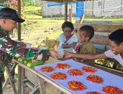 Warga Faitmayaf Gembira Sambut Makanan Gratis Habema