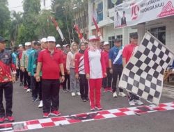 Parade Gerak Jalan Warnai Penyambutan HUT RI ke-79 di Kota Lubuklinggau