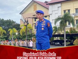 Dirpolairud Polda Aceh, Pol. Wahyu Prihatmaka., S., H, berpesan Agar BKO Polres Jajaran Bertugas Pengamanan TPS Pilkada Serentak Aceh. 