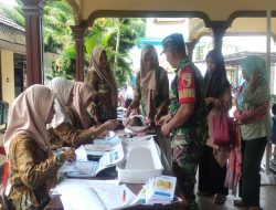 Dampingi Posyandu, Wujud Kepedulian Babinsa Kanigoro Terhadap Kesehatan Balita Di Wilayah