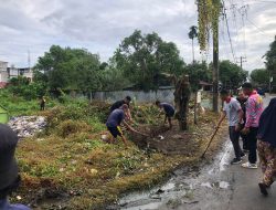 Kalapas Tanjung Balai Asahan Sinergi Bersama Jajaran Dan Masyarakat,Gelar Gotong Royong Bersihkan Lahan.
