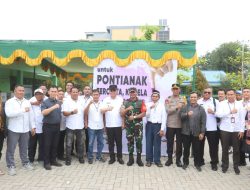 Pastikan Aman dan Lancar, Pangdam XII/Tpr bersama Forkopimda Tinjau Langsung ke TPS