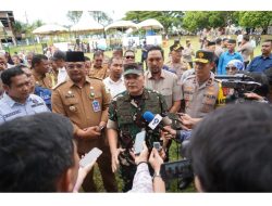Pamatwil Polda Aceh Bersama Kapolres Bener Meriah dan Forkopimda Melaksanakan Patroli Monitoring Pemungutan Suara Di Sejumlah TPS.