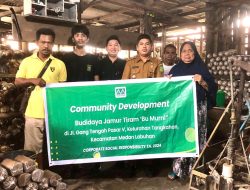 Dukung UMKM Lokal, PT. Musim Mas Berikan Bantuan Untuk Budidaya Jamur Tiram di Kelurahan Tangkahan