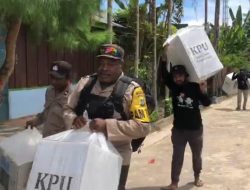 Polres Raja Ampat Kawal Ketat Pergeseran Kotak Suara Pilkada 2024