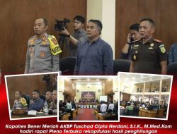 Rapat Pleno Terbuka di Bener Meriah Dimulai, Polres Perketat Pengamanan