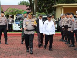 Kapolres Simalungun Pimpin Apel Gabungan Siaga Bencana Pasca Pencoblosan Pilkada 2024