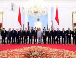 Presiden Prabowo Subianto menerima kunjungan delegasi Japan-Indonesia Association (JAPINDA) di Istana Merdeka,