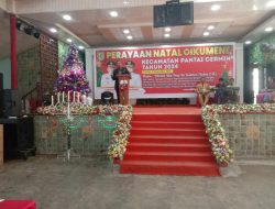 Camat Pantai Cermin, Bersama Warga Merayakan Natal Oikumene Berlangsung Dengan Hikmad
