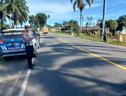 Satlantas Polres Simalungun Siaga Antisipasi Kemacetan dan Kontijensi di Hari Libur Weekend