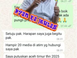 Maraknya Praktek Pungutan Fee terjadi Di Aceh Timur Praktek Jual Beli Program P3A Kelompok Tani Dari Anggota DPR RI Asal Aceh, Dengan Modus Fee 20 Persen