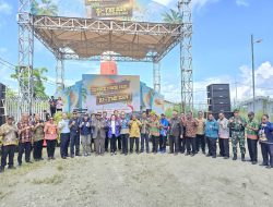 Satgas Pamtas Yonif 131/BRS Sukseskan Kelancaran Pelaksanaan Border Trade Fair di Perbatasan RI – PNG Skow, Satgas*