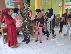 Peran Aktif Babinsa Andong Bersama Puskesmas Perangi Stunting Diwilayah