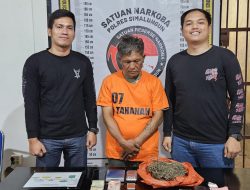 Sat Narkoba Polres Simalungun Ringkus Pengedar Narkoba, Amankan Sabu dan Ganja Seberat 151,9 Gram
