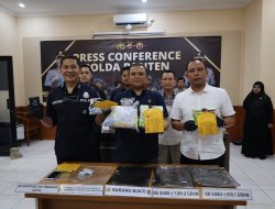 Ditresnarkoba Polda Banten Berhasil Amankan Sabu 1.900,9 g dan 4.286 butir Ekstasi*