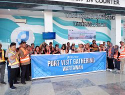 Tingkatkan Sinergi Dengan Media, Pelindo Regional 1 Melaksanakan Media Port Visit ke Terminal Teluk Nibung.