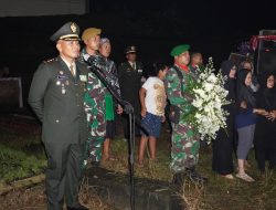 Kodim Boyolali Gelar Pemakaman Militer Di Desa Sambon