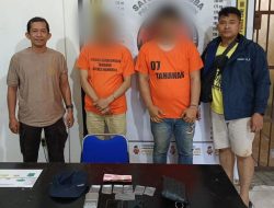 Polsek Bosar Maligas Resor Simalungun Tangkap Dua Pengedar Narkoba dengan Barang Bukti 7,15 Gram Sabu di Awal Tahun 2025