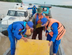 Masuk Perairan Tanjung Balai, Kapal Tanpa Nama diperiksa Muatannya Oleh Sat Polairud Polres Tanjung Bala