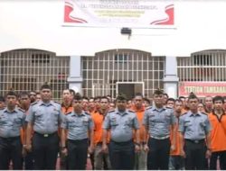 Tumbuhkan Jiwa Patriotisme dan Nasionalisme, Rutan Labuhan Deli Gelar Upacara Kesadaran Berbangsa dan Bernegara Bagi Warga Binaan