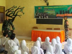 Koramil Juwangi Bangkitkan Minat Siswa Menjadi Prajurit TNI