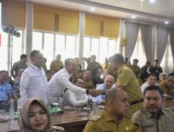 Pj Walikota Bersama H Iman Irdian Saragih Walikota Tebingtinggi Terpilih Hadiri Rakor Bidang Pangan Provinsi SU Tahun 2025.