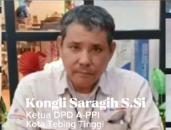 Ketua DPD A-PPI Kota Tebingtinggi Ucapkan Selamat Hari Pers Nasional Tahun 2025.