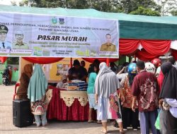 Jelang Bulan Ramadhan Pemko Tebingtinggi Bersama Dinas Perindag dan Esdm Sumut Gelar Pasar Murah.