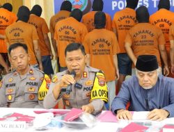 Polres Tebingtinggi Ungkap Kasus Narkoba, Puluhan Tersangka Diamankan