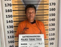 Sat Resnarkoba Polres Tebingtinggi Tangkap Pengedar Sabu di Desa Kedai Damar