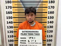 Polres Tebingtinggi Tangkap Seorang Pria Pengedar Narkoba Dari Jalan Ahmad Yani.