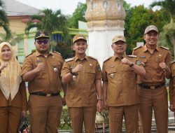 Walikota Tebingtinggi Pimpin Apel Gabungan Pasca Cuti Lebaran Idul Fitri 1446 H.
