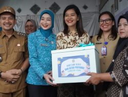 Ketua TP Posyandu Provsu Tinjau Langsung Pelayanan Posyandu di Kota Tebingtinggi.