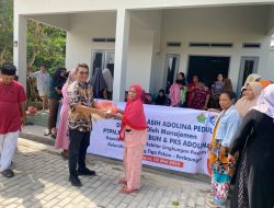 PTPN IV Regional II Kebun Adolina Perbaungan Berikan 70 Paket Sembako kepada Masyarakat