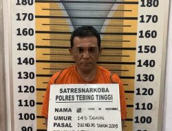 Bawa Dua Paket Sabu, Seorang Pria Ditangkap Sat Resnarkoba Polres Tebingtinggi