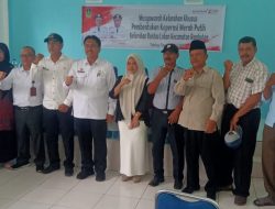 Juhairdin Sinaga Terpilih Sebagai Ketua Koperasi Merah Putih Kelurahan Rantau Laban.