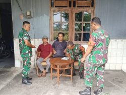 Babinsa Aktif Lakukan Pendataan Warga Baru Untuk Keamanan dan Kesejahteraan