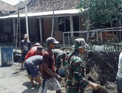 Babinsa Gotong Royong Membangun Jalan, Membangun Ekonomi Desa