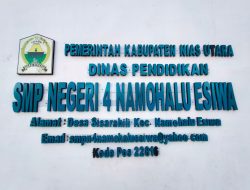 Kepala Sekolah SMPN 4 Namohalu Esiwa Kesal atas Laporan yang Dinilai Tidak Benar