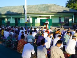 Bersama Warga Kodim Boyolali Laksanakan Sholad Idul Adha