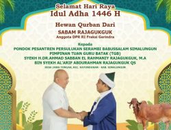 Terima Qurban Dari Sabam Rajagukguk, TGB Syekh Dr. Ahmad Sabban Rajagukguk Tegaskan Makna Persaudaraan dan Kemanusiaan