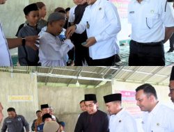 Walikota Tebingtinggi H Iman Irdian Saragih Apresiasi Khitanan Massal Ponpes Tahfidz Qur’an Murni Syekh Baringin.